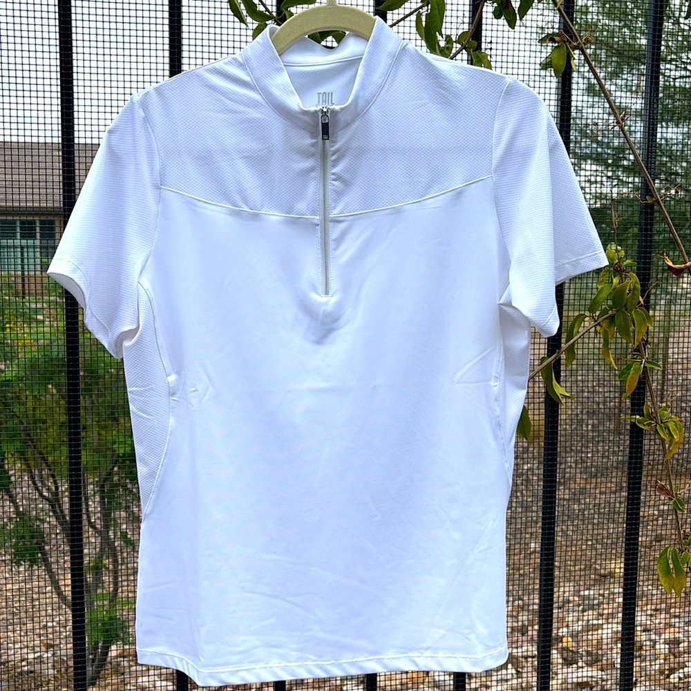 Tail Short Sleeve White Ladie’s Shirt (NWOT)